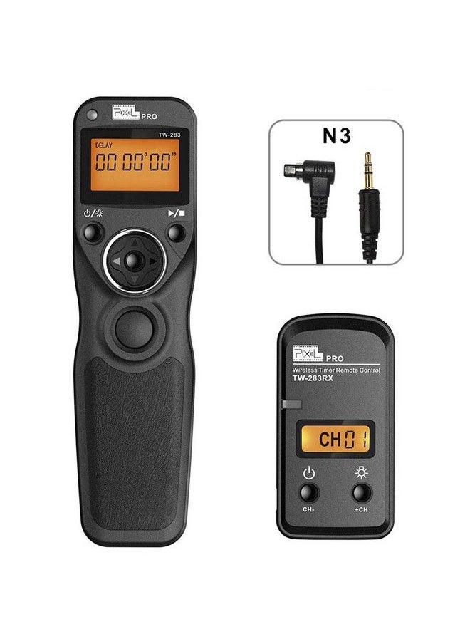 Pixel - Tw283 N3 Wireless Shutter Remote Control Tiner Remote Shutter Release For Canon Eos 5D Mark Iv 5D 6D 7D Mark 1Dx Markii R5 R6 50D 40D 30D 20D 10D D60 D30 D2000 Eos1V Eos3 - Image 1