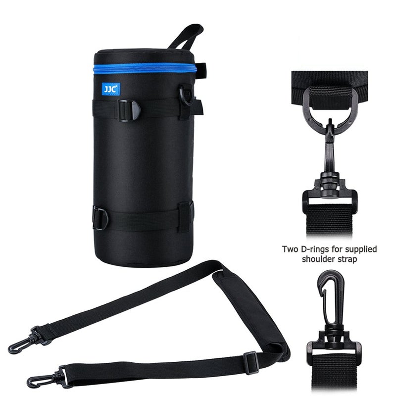 JJC Deluxe Large Camera Lens Carrying Case Bag for Sigma 150-600mm f/5-6.3 DG OS HSM | C, Tamron SP 150-600mm f/5-6.3 Di VC USD G2, RF 800mm f/11 IS STM, JBL Xtreme and lenses below 4.9 x 11.4'' - Image 2