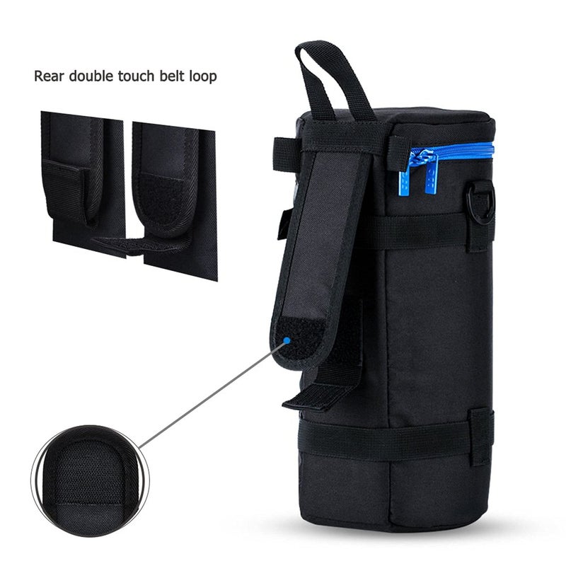 JJC Deluxe Large Camera Lens Carrying Case Bag for Sigma 150-600mm f/5-6.3 DG OS HSM | C, Tamron SP 150-600mm f/5-6.3 Di VC USD G2, RF 800mm f/11 IS STM, JBL Xtreme and lenses below 4.9 x 11.4'' - Image 5