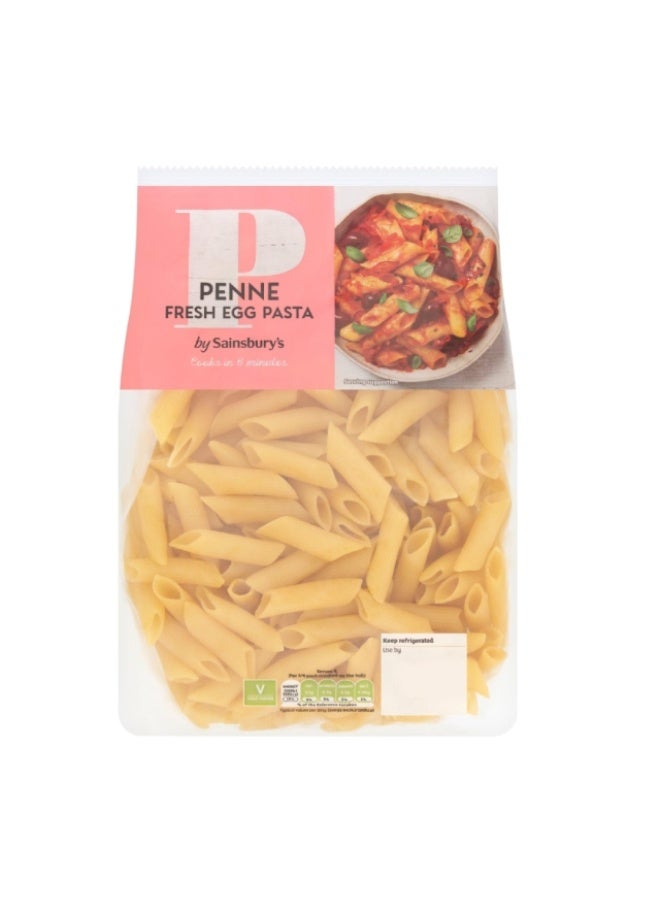 Sainsbury's Penne Fresh Egg - 500g - Image 1