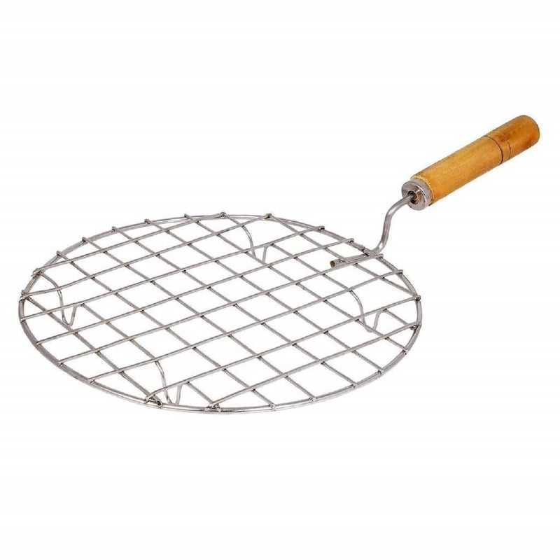 Dynore Dynore Stainless Steel Supreme Round Shape Papad Jali Net Jali Tandoor Jali Roaster Jali 22 cm  - Image 1