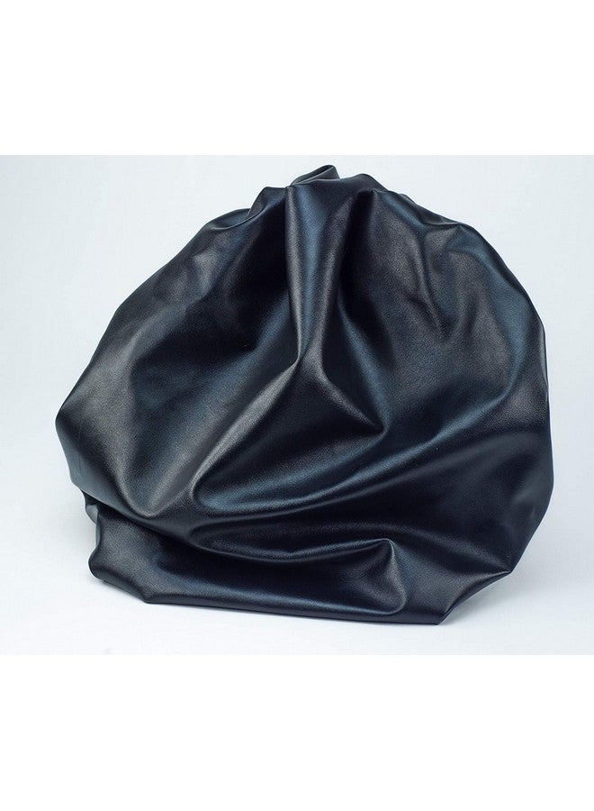 Dehman DEHMAN Handmade Fully Reversible Luxuries Pure Satin Silk Hair Bonnet Satin Sleep Cap Safe for All Hair Types - Most Beneficial Hair Care Product Available 2020 (Lakeblue+Black)  - Image 4