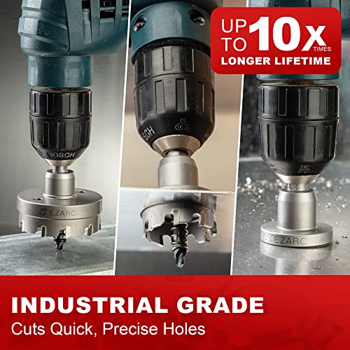 EZARC Carbide Hole Saw Heavy Duty, Hole Cutter for Stainless Steel, Sheet Metal 3/4" 19mm - Image 5