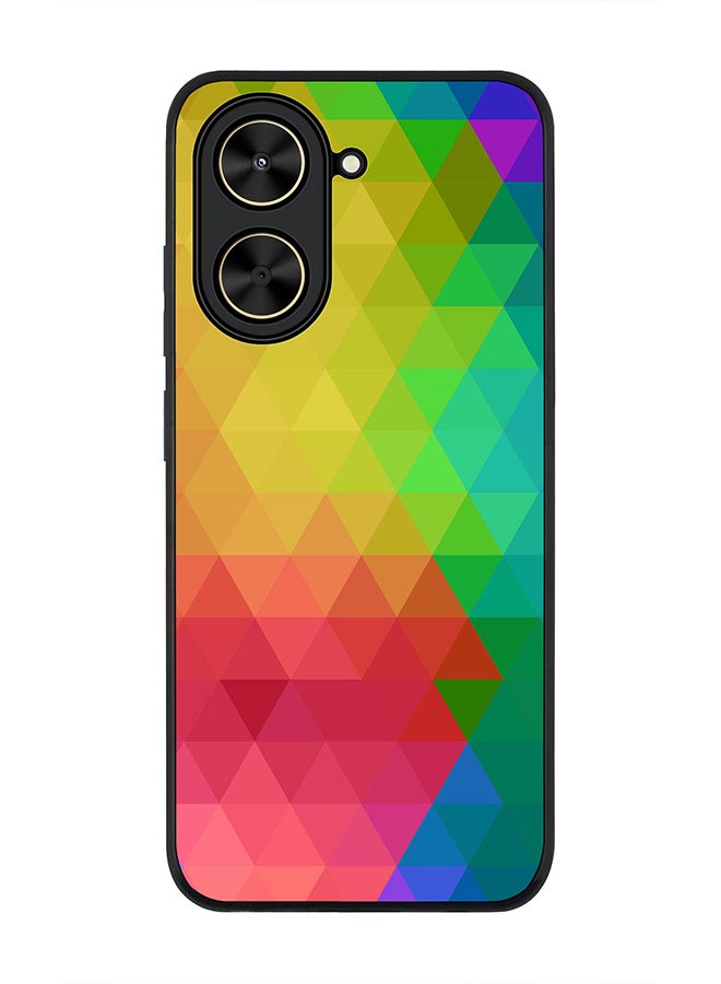 Stylizedd For Xiaomi Poco C71 / Redmi A5 4G Case,Slim fit Camera Protection, Shockproof Thin Phone cover  - Tropical Prism