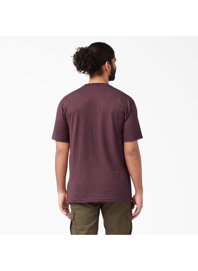 Dickies Men's Heavyweight Crew Neck Short Sleeve Tee, Burgundy Heather, 4XL (Big) - Image 2