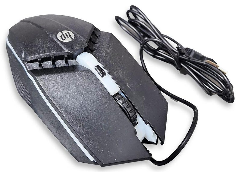 HP Optical Mouse Gaming 4 Button , 7 coLor Led 1600DPi - BLack G270 - Image 1