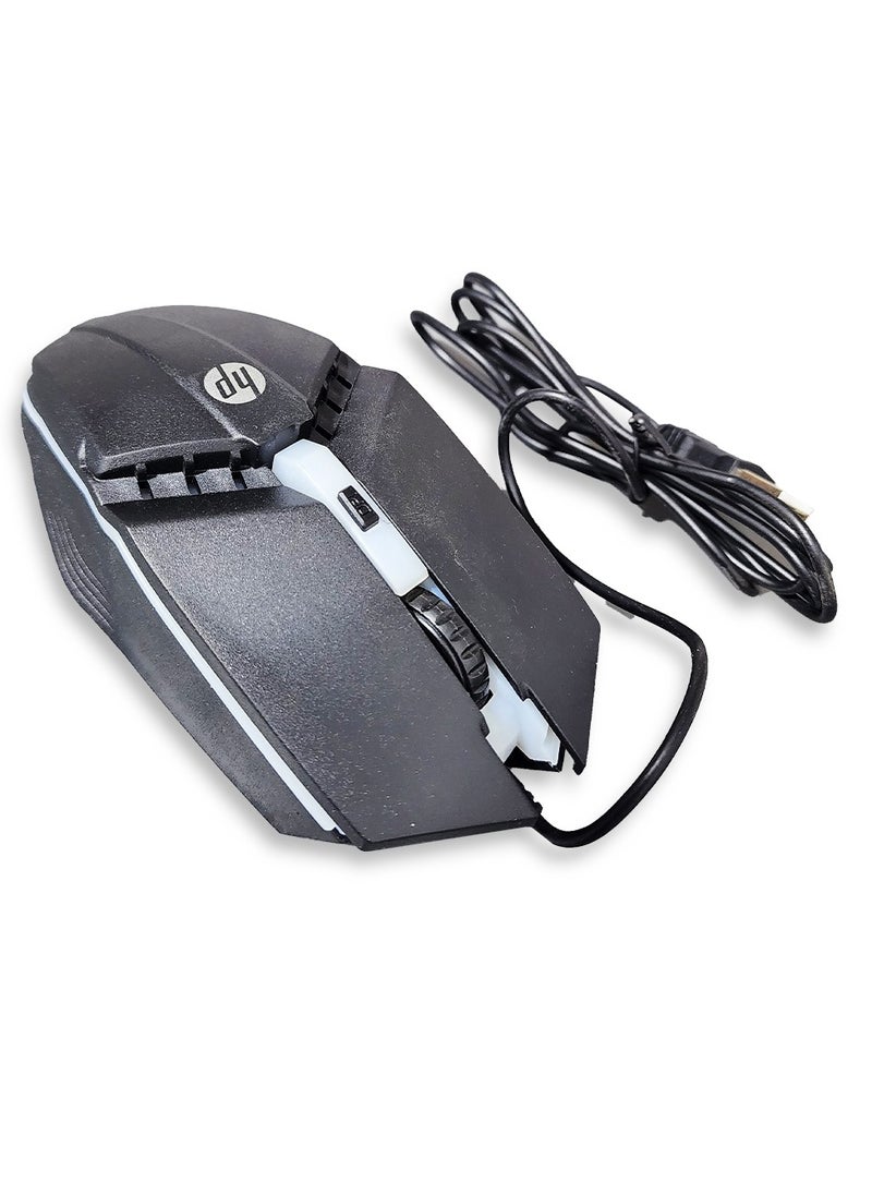 HP Optical Mouse Gaming 4 Button , 7 coLor Led 1600DPi - BLack G270  - Image 1
