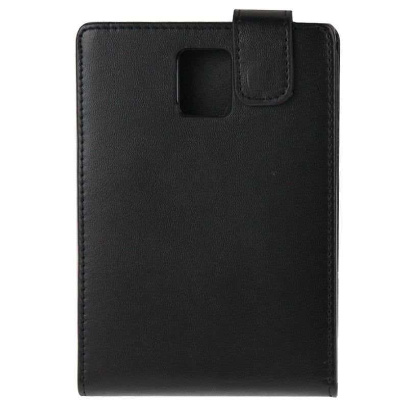 Vertical Flip Magnetic Snap Leather Case For Blackberry Passport / Q30(Black) - Image 3