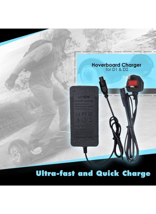 SHOPI Smart Wheel Electric Scooter Hoverboard Charger for D1 & D2 Electric Scooter  - Image 4