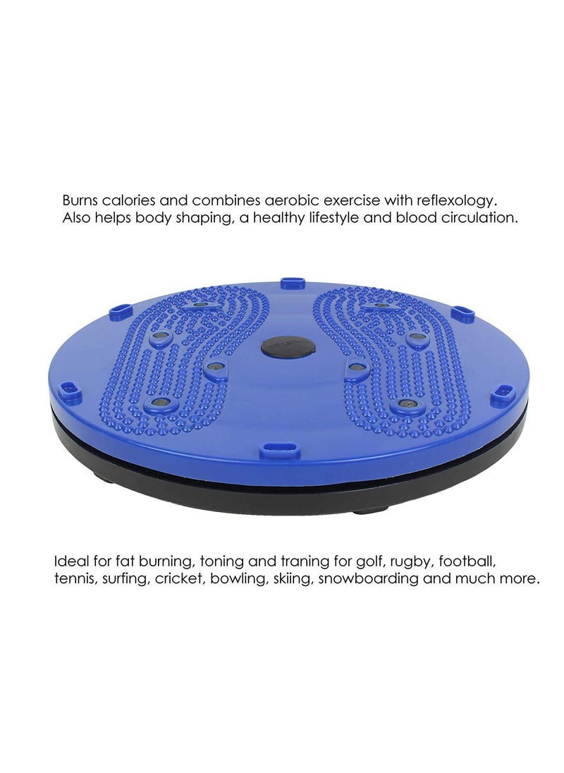 ALLKING - Tummy Twister Abdominal ABS Exerciser Body Toner Fat Buster Oblique Workout Perfect Waist Trimmer Exerciser Home Gym Equipment for Men and Women (Blue) (Colour/Packaging Style may vary) - Image 1