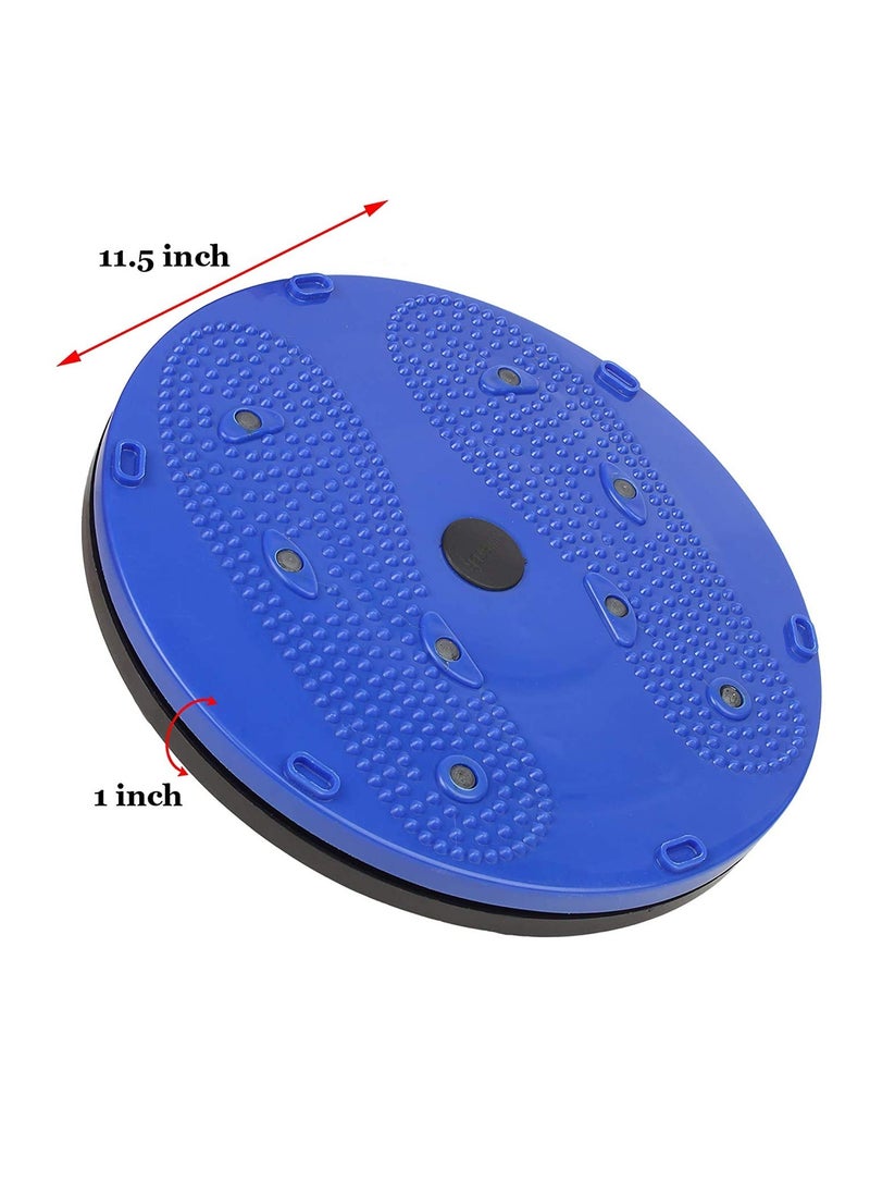 ALLKING - Tummy Twister Abdominal ABS Exerciser Body Toner Fat Buster Oblique Workout Perfect Waist Trimmer Exerciser Home Gym Equipment for Men and Women (Blue) (Colour/Packaging Style may vary) - Image 1
