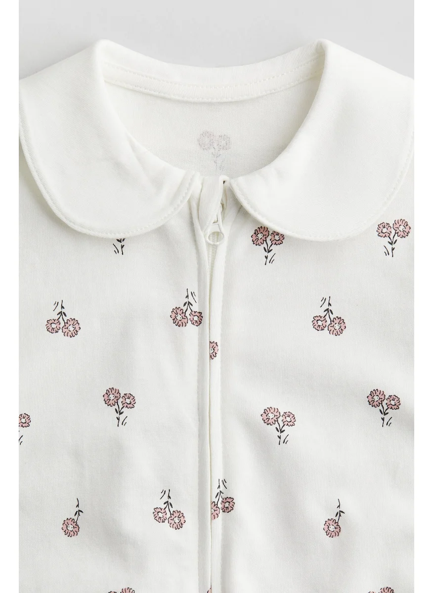 H&M Collared Zip-Up Sleepsuit