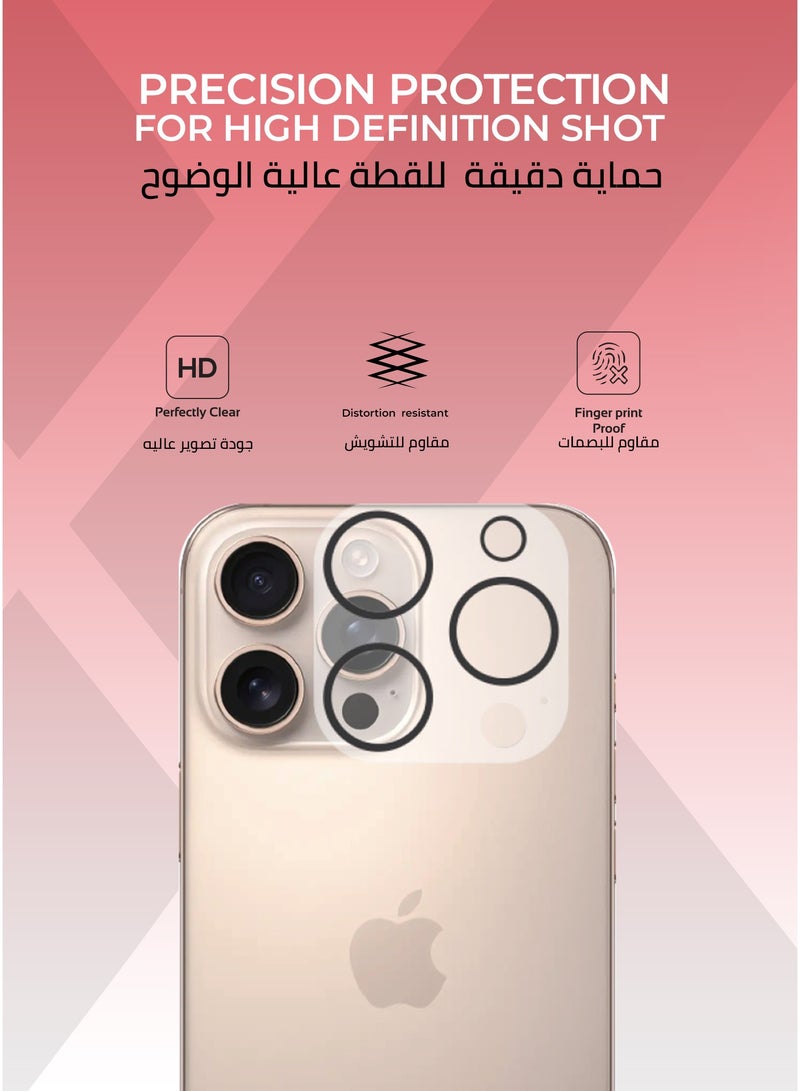 Xonda Elite 3-in-1 protection package for iphone 16 Pro - anti-yellowing transparent MagSafe cover, shatter-resistant privacy screen protection, high-definition camera lens protection. - Image 4