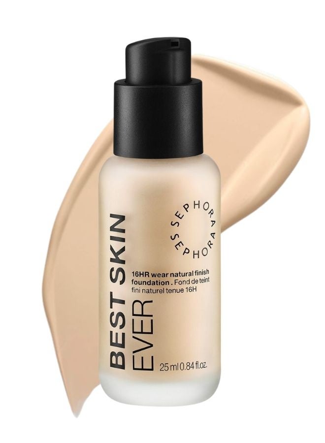 SEPHORA COLLECTION Best Skin Ever 16H Natural Finish Liquid Foundation 25ml – Shade 06O Fair with Olive Undertones - Image 1