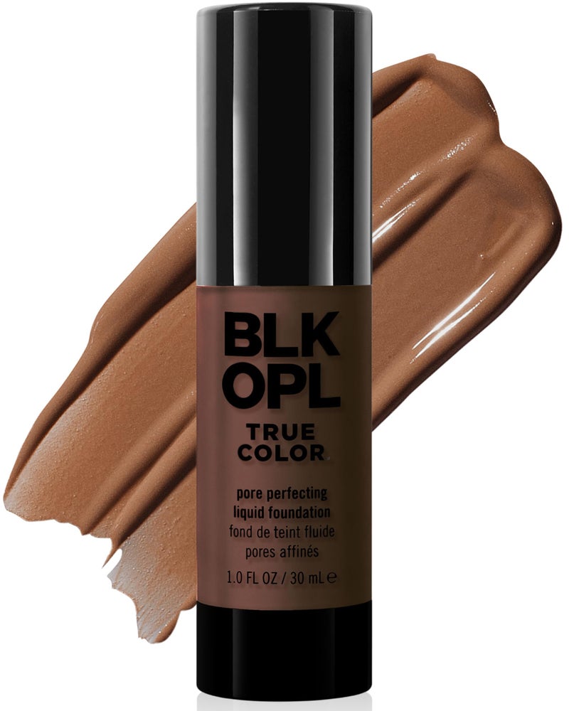 Black Opal BLK/OPL TRUE COLOR Pore Perfecting Liquid Foundation, Black Walnut â€” enriched with Vitamins C & E, paraben-free, fragrance-free, cruelty-free - Image 1