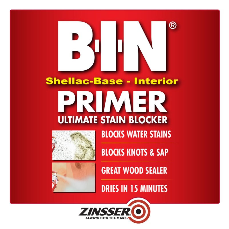 Zinsser رذاذ برايمر زينسر 01008، 13 أونصة، أبيض - Image 2