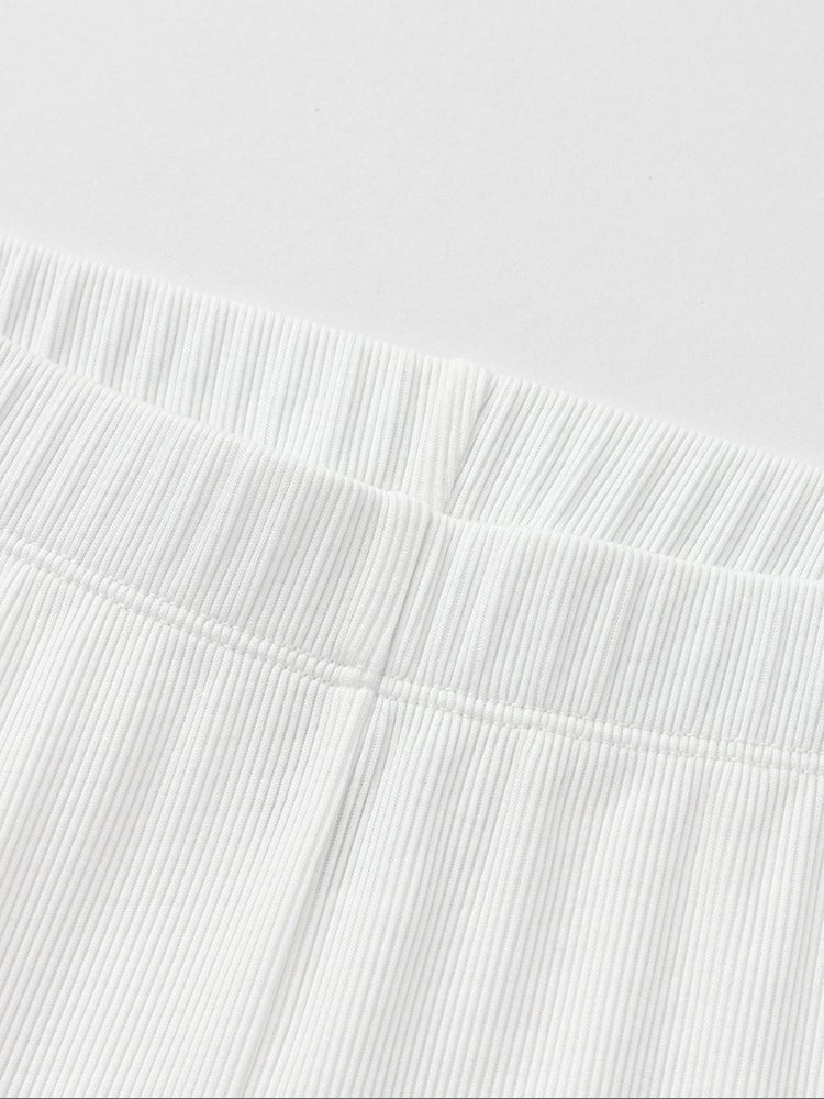 بالابالا بنطال ليقنز بلون موحد للبنات - Image 3