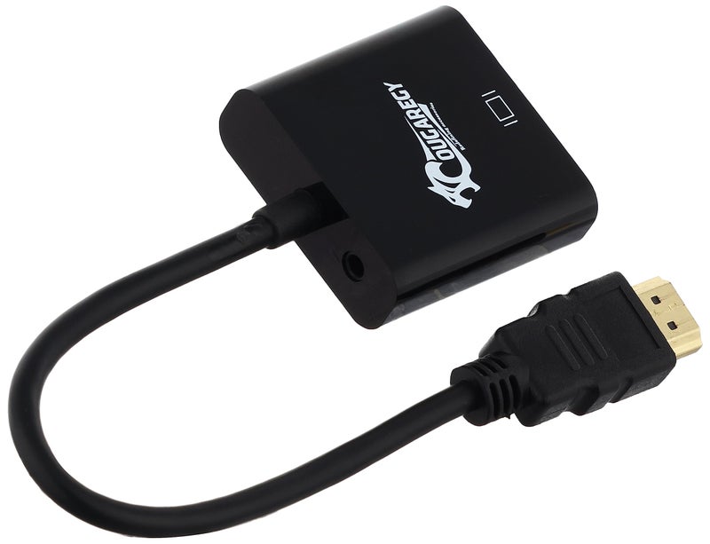 Hdmi to vga with audio converter connect hdmi device up to a vga port with audio supports 1080p full hd (dpl) - Image 4