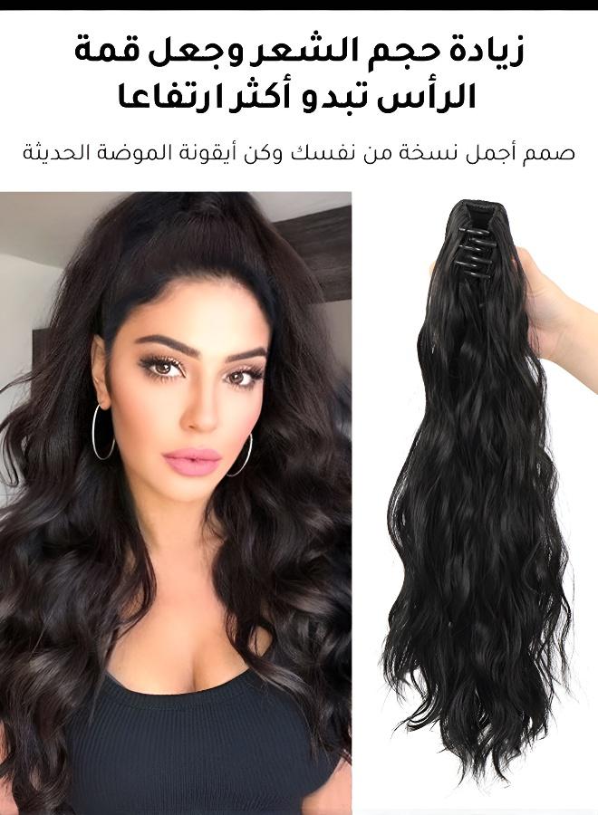 تحول فوري إلى إلهة مع شعر مستعار موجة الحصان الذيل - Image 3
