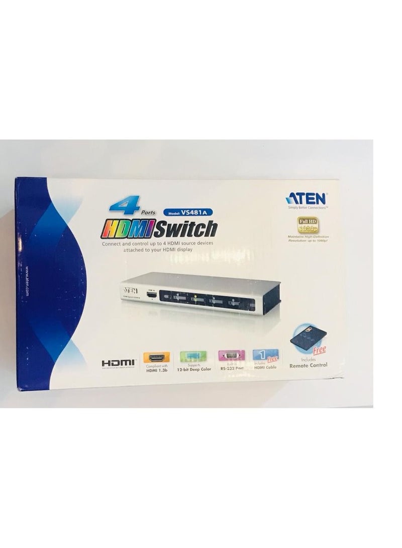 Aten مفتاح HDMI بأربعة منافذ - Image 4