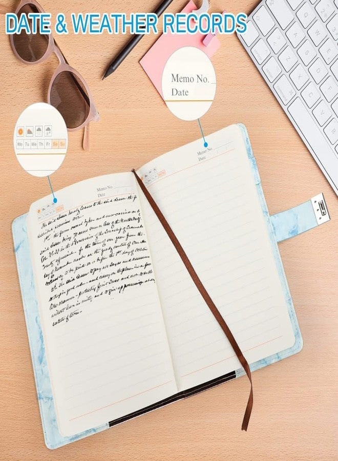 Sarjak Diary with Lock, A5 PU Leather Journal with Lock 200 Pages Lock Journal Password Protected Notebook with Pen & Gift Box, Lock Diary Planner Organizer for Men and Women 8.6x5.8in (Multicolour) - Image 2