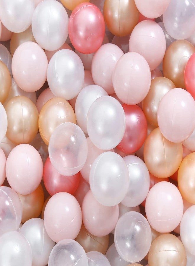 STARBOLO Ball Pit Balls - Pearl Rose Balls Toddlers Play Balls BPA&Phthalate Free Non-Toxic Crush Proof Soft Plastic Ball for Toddlers Kids Birthday Pool Tent Party. - Image 1