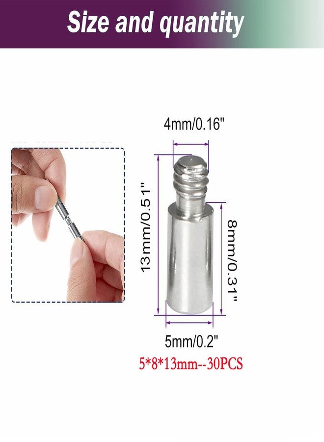 ALLOYGOLD 30pcs Stainless Steel Scrapbook Extension Posts - Image 3