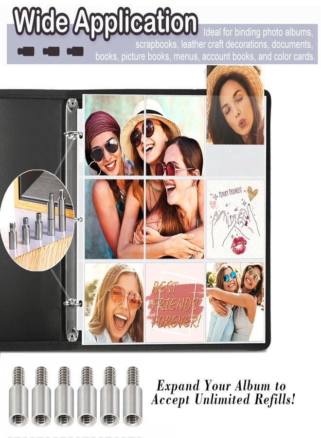 ALLOYGOLD 30pcs Stainless Steel Scrapbook Extension Posts - Image 2