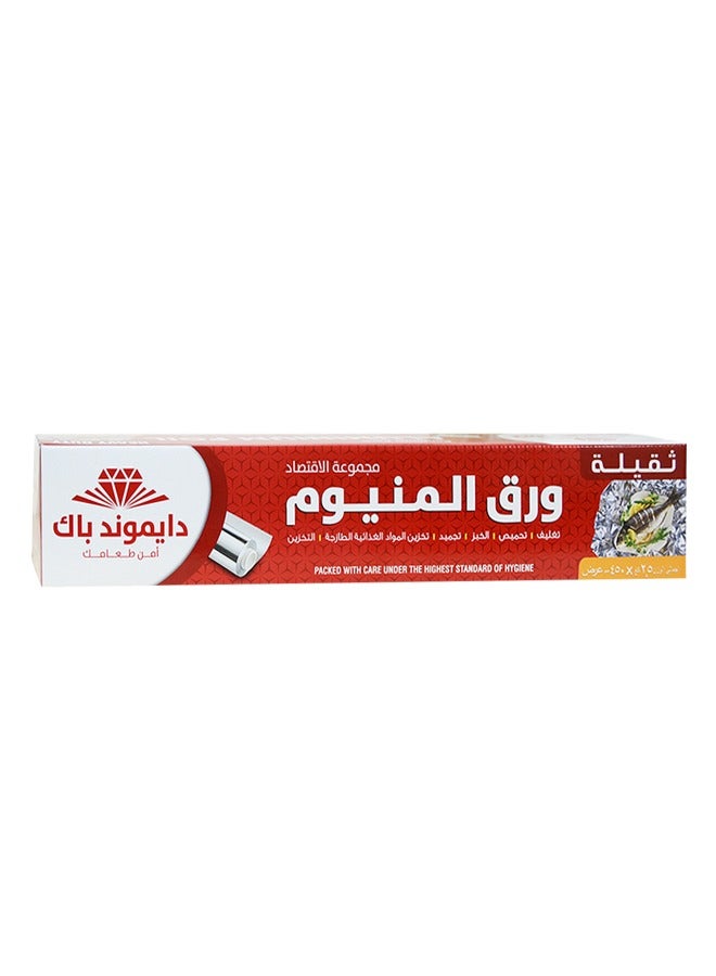 ورق ألومنيوم 45 سم 18 ميكرون 2.5 كجم - Image 2