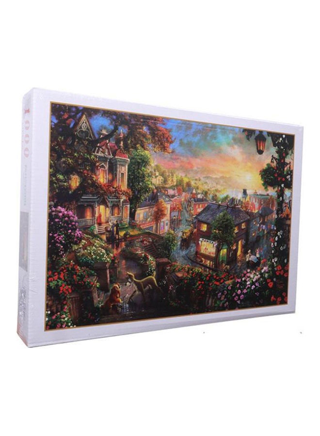 1000-Piece Villa Jigsaw Puzzle Game Set 39x26x5cm - Image 1