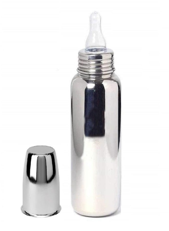 RB POINT Stainless Steel Baby Feeding Bottle, Milk Feeding, Water Feeding 240 ml Easy to Hold Bottle for Kids Babies Light Weight (Pack of 1) - Image 4