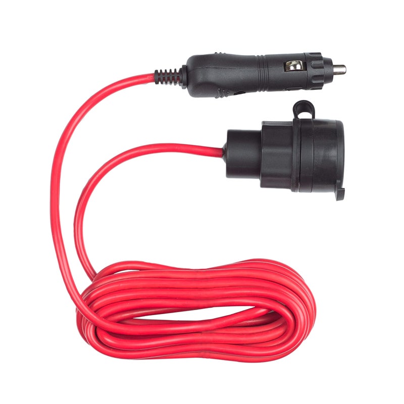 Wagan 12V/24V 12ft. DC Extension Cable with Panel Mount and Weather Proof Coverâ€¦