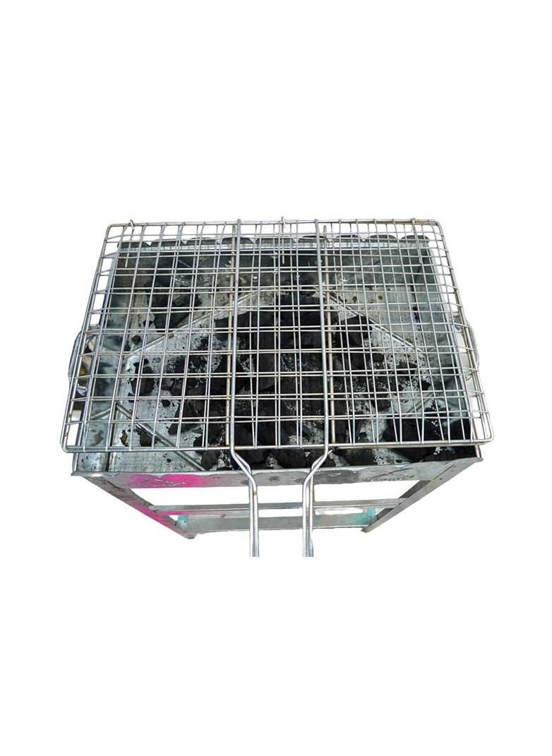 Egypt Antiques - Complete grilling set consisting of stainless raised grill + skewers + net + fully handmade hobby - Image 1