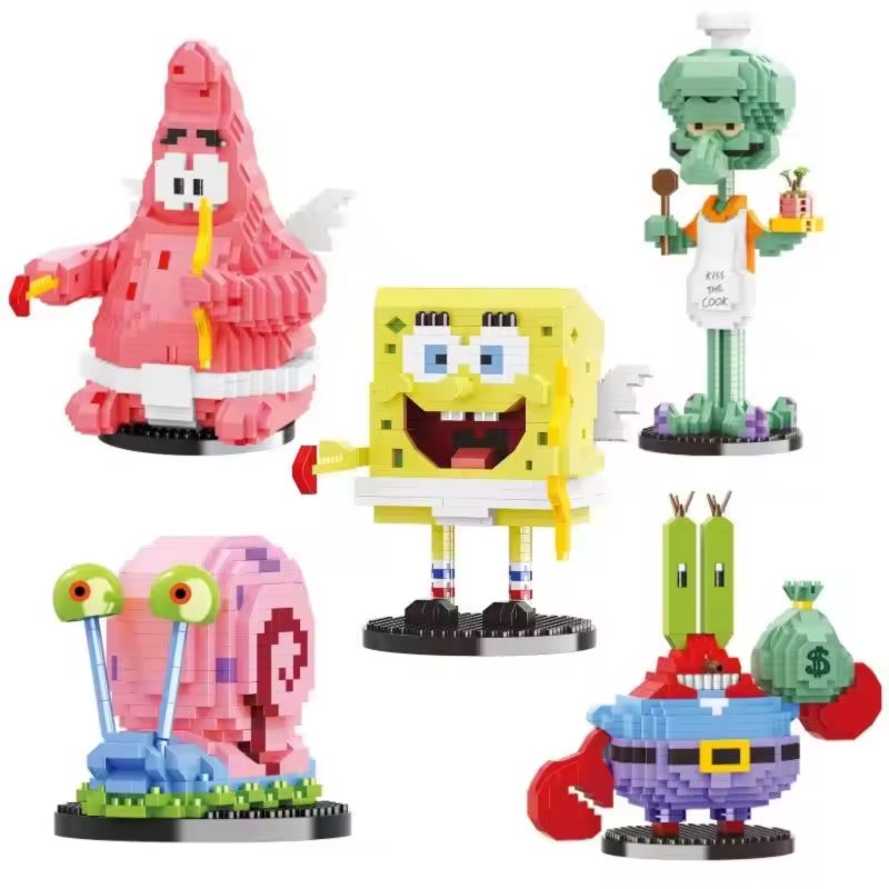 building blocks SpongeBob cartoon building blocks - Image 2