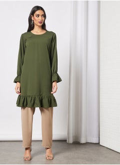 Modest Set Of Top With Pants