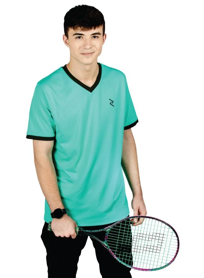 ZAECY Men's V-Neck Short Sleeve Tee