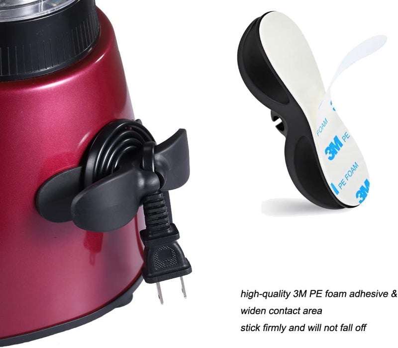 Styxon 10 Pack Newest Designed for Cord Organizer Cord Wrap Cords Holder Cable Organizer Stick Firmly on Kitchen Appliances Mixer Coffee Maker Pressure Cooker Air Fryer and Other Appliances - Image 2
