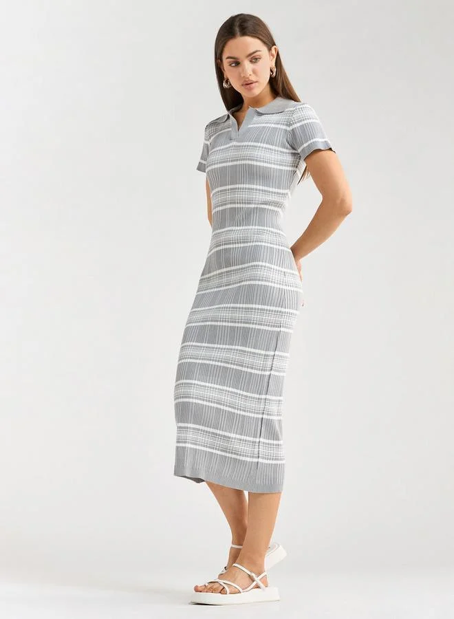 Splash FAV Striped Knit Dress