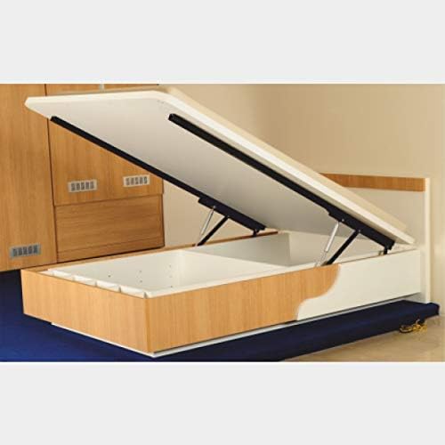 IZMAH Hydraulic Gas Pump 125Kg Capacity Heavy Duty Bed Shocker Pair Smooth Soft Closing Gas Spring Lift Mechanism for Bed Box Set of 2 Pcs - Image 5