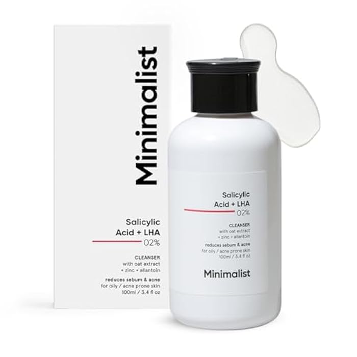 Minimalist 2% Salicylic Acid Face Wash for Oily, Acne Prone Skin (100 ml) | Sulphate free, Anti Acne Face Cleanser With LHA & Zinc For Men & Women - Image 1