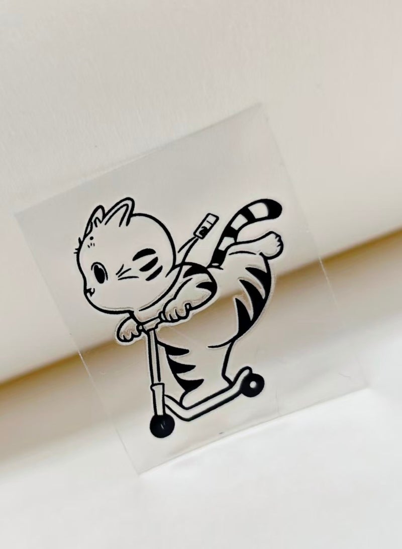 BenQuand Cute Cat Hollow 3D Sticker, Cat Themed Stickers Variety Pack   Stickers for Water Bottles, Laptop Computer, Phone Decorations - Image 3