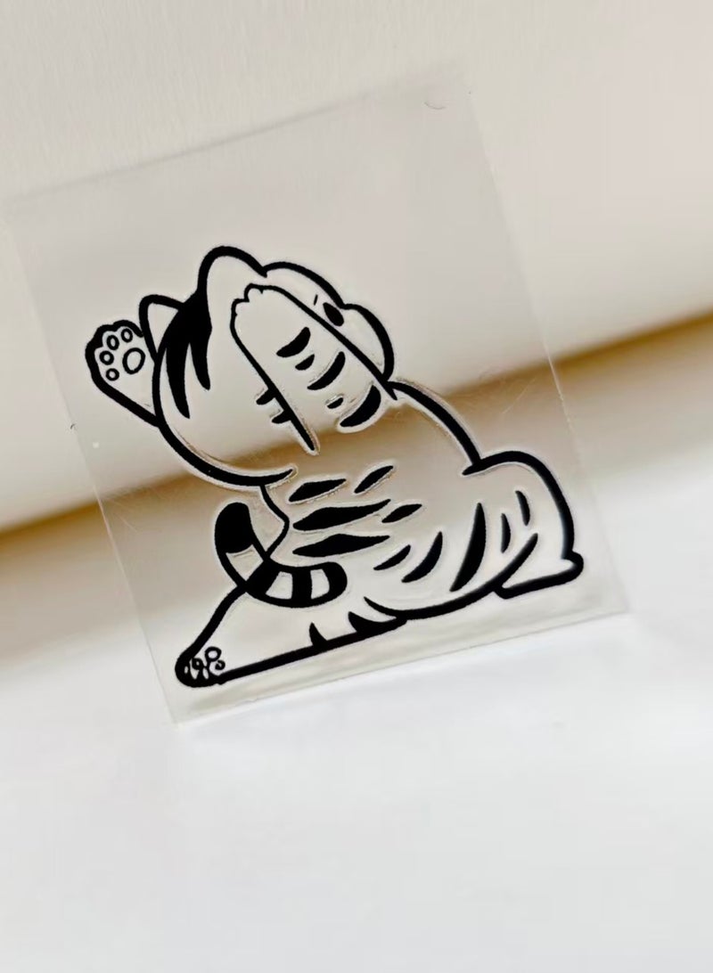 BenQuand Cute Cat Hollow 3D Sticker, Cat Themed Stickers Variety Pack   Stickers for Water Bottles, Laptop Computer, Phone Decorations - Image 4