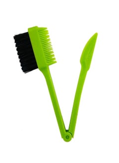 PRIME Foldable 3 in 1 Hair Edge Control Brush Comb Eyebrow Brush Double Sided Edge Brush for Hairstyling, Eyelash Combs and Eyebrow Brushes for Women Men Kids  - Image 1