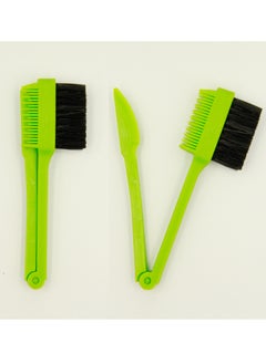 PRIME Foldable 3 in 1 Hair Edge Control Brush Comb Eyebrow Brush Double Sided Edge Brush for Hairstyling, Eyelash Combs and Eyebrow Brushes for Women Men Kids  - Image 5