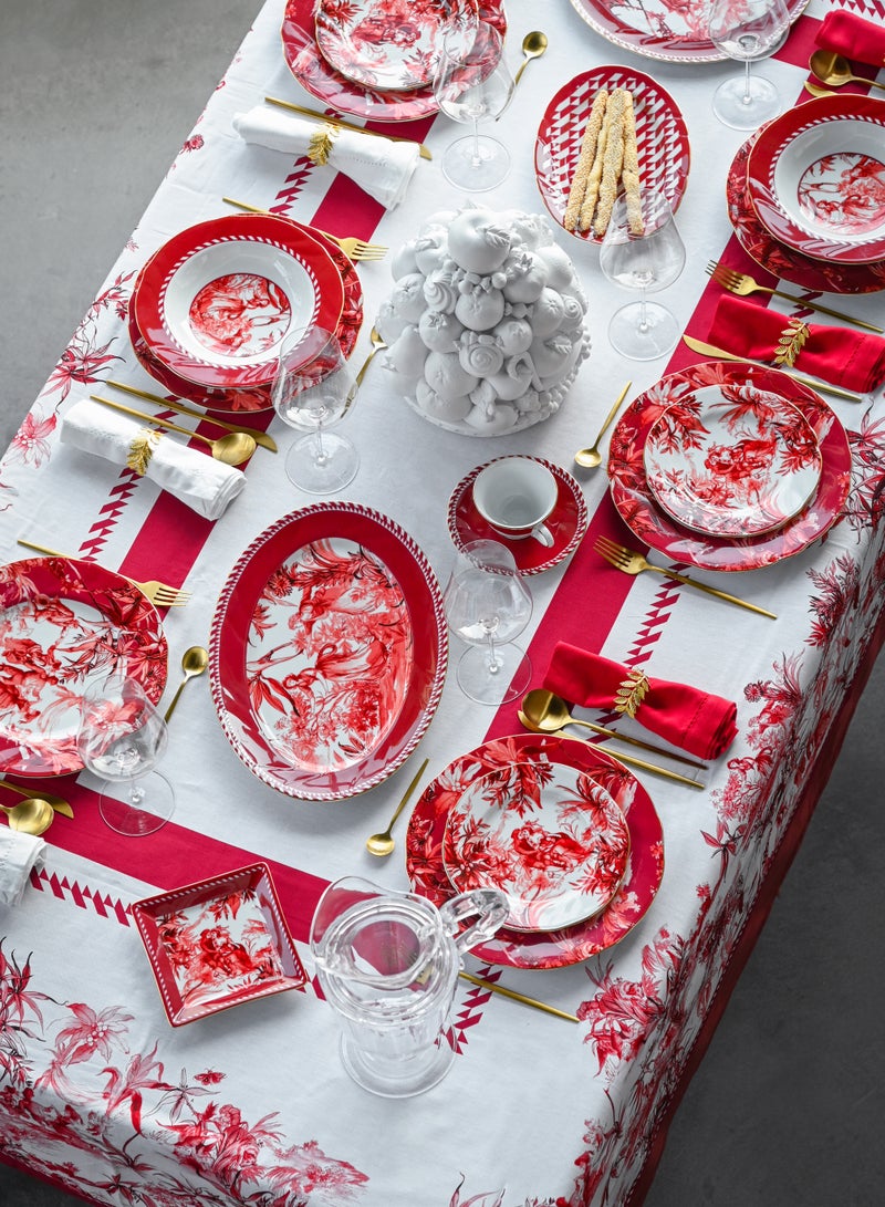 Baci Milano Le Rouge Round Box Diam.13  PORCELAIN - Image 3