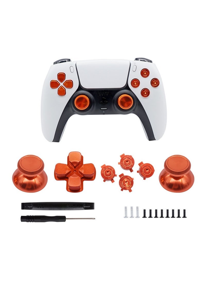 general PS5 Controller Keys PS5 Gamepad Modified Metal Replacement Button Set Metal Mushroom Cap Cross Keys to Create Your Own Gamepad - Image 1
