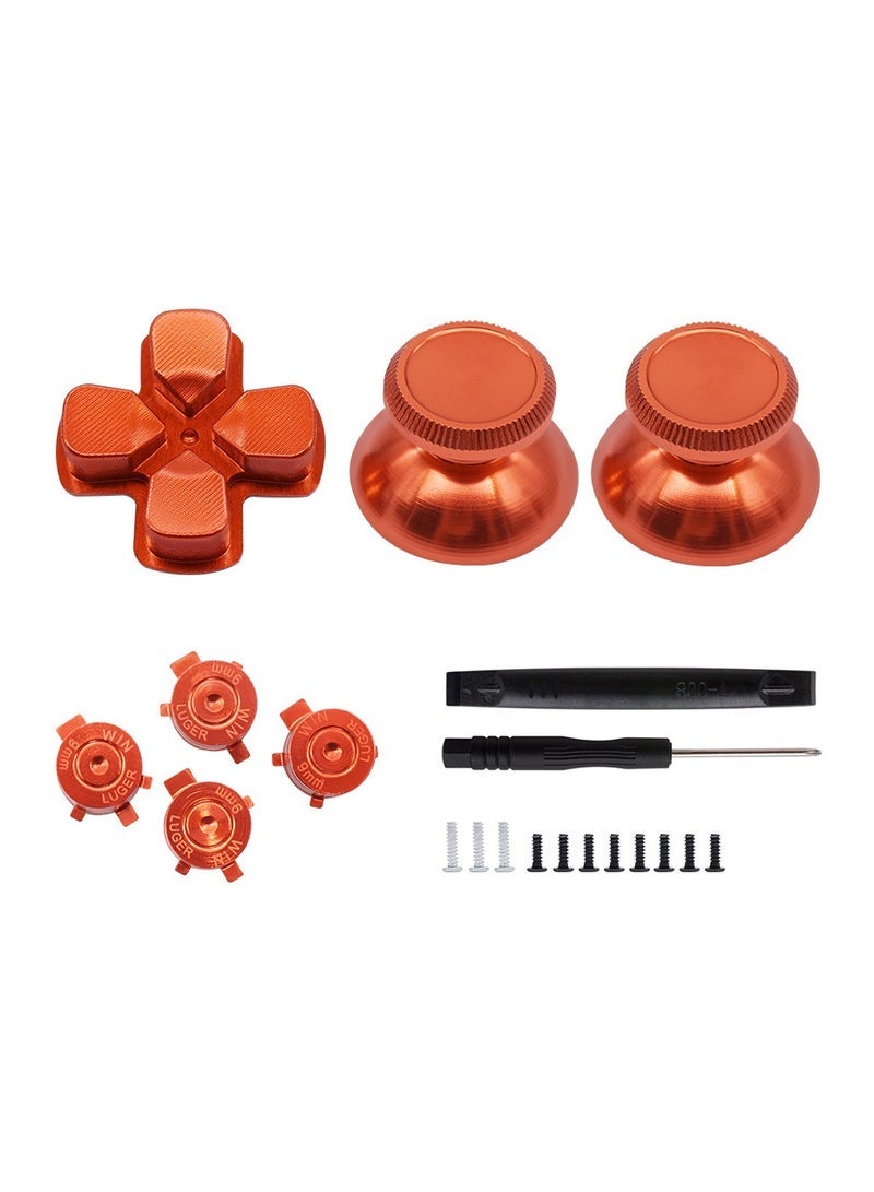 general PS5 Controller Keys PS5 Gamepad Modified Metal Replacement Button Set Metal Mushroom Cap Cross Keys to Create Your Own Gamepad - Image 2