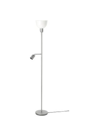Floor uplighter/reading lamp, silver-colour/white - pzsku/ZFA0D9C48A3A8999C8F27Z/45/_/1740223072/ca1f0d29-42a6-4f44-b6fa-47875cc3ef63