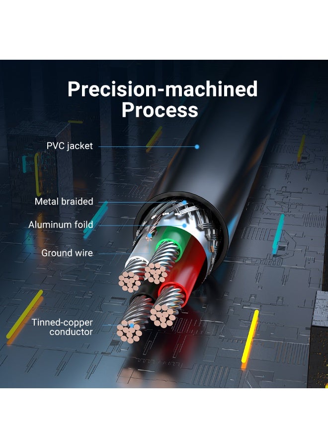 VENTION USB 2.0 A Male to A Female Extension Cable  0.5M Black PVC Type Model # CBIBD - Image 4