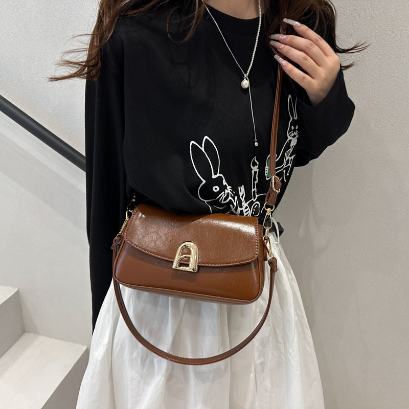 Unique And Luxurious New Small Square Bag, Trendy Versatile Shoulder Crossbody Handbag - Image 4